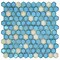 Apollo Tile Turtle Green 8.63 sq.ft 10.8 in. x11.5 in. Hexagon Glass Mosaic Tile, 10PK APLAHX9904EC01 - alternate 1